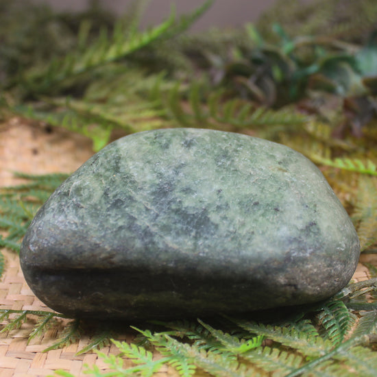 Freeform Kawakawa Pounamu Sculpture