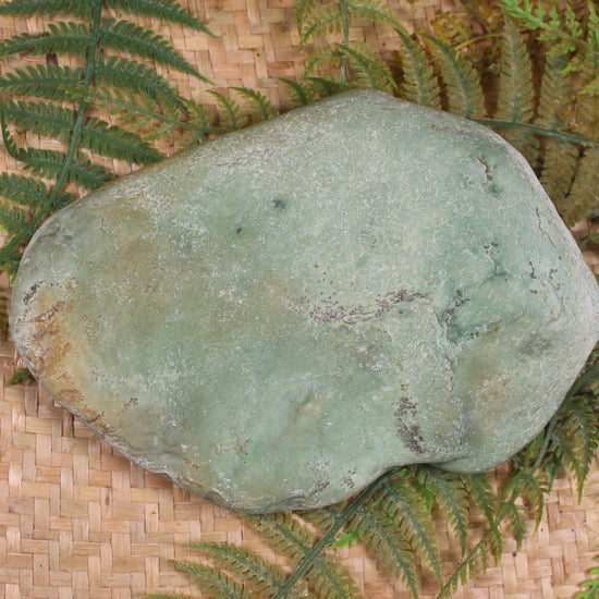 Freeform Pounamu Sculpture - Kokopu  Pounamu - NZ Greenstone