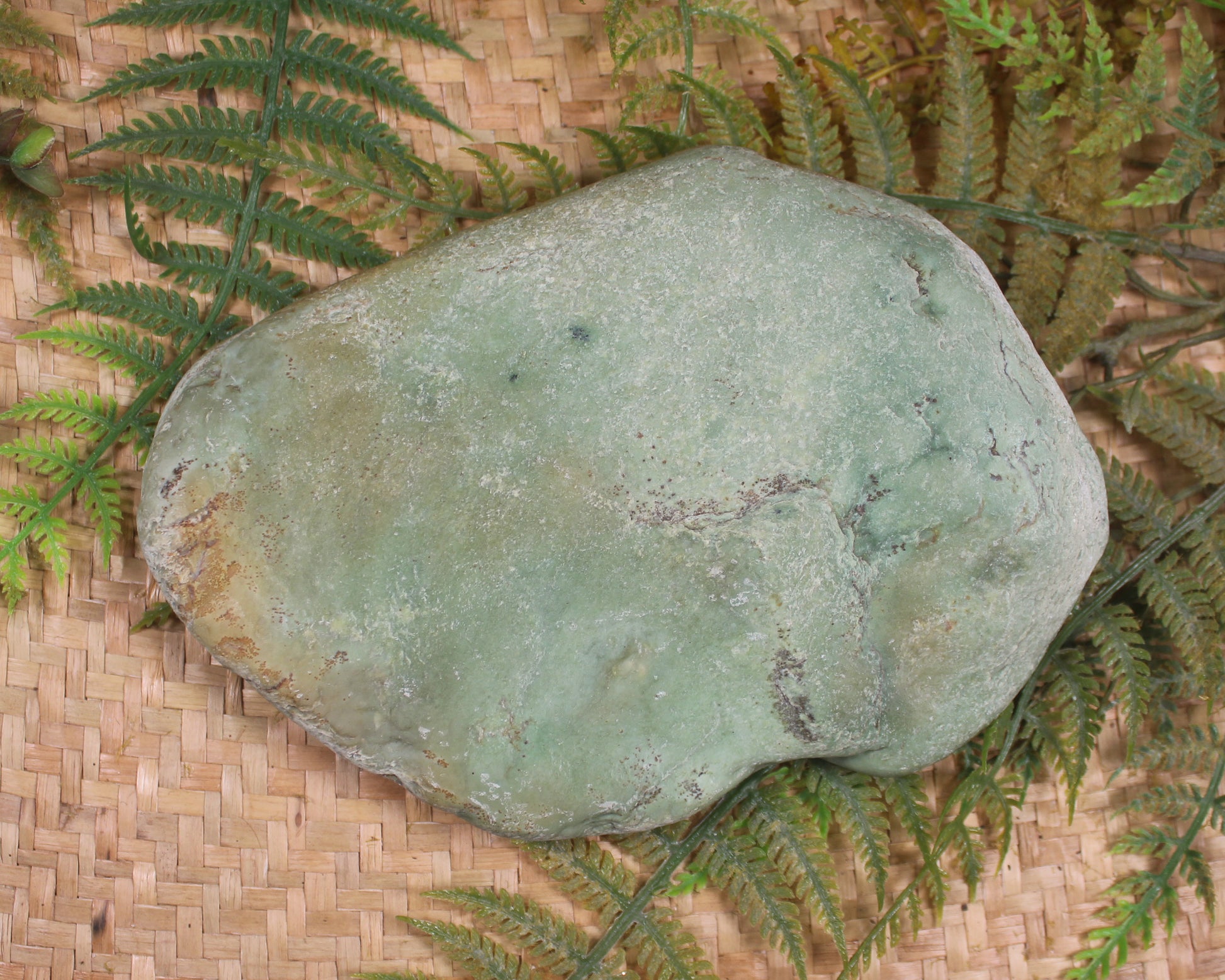 Freeform Pounamu Sculpture - Kokopu  Pounamu - NZ Greenstone