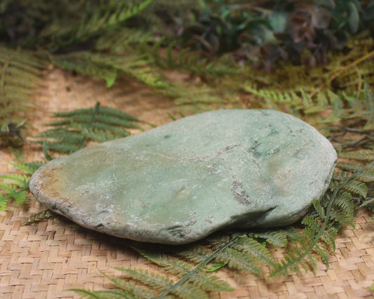 Freeform Pounamu Sculpture - Kokopu  Pounamu - NZ Greenstone