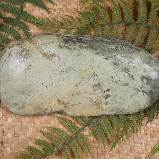 Freeform Pounamu Sculpture - Kokopu  Pounamu - NZ Greenstone