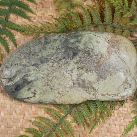 Freeform Pounamu Sculpture - Kokopu  Pounamu - NZ Greenstone