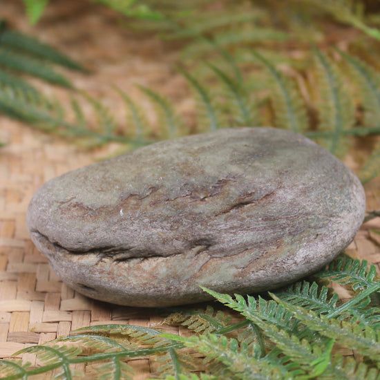 Freeform Pounamu Sculpture - Kokopu  Pounamu - NZ Greenstone