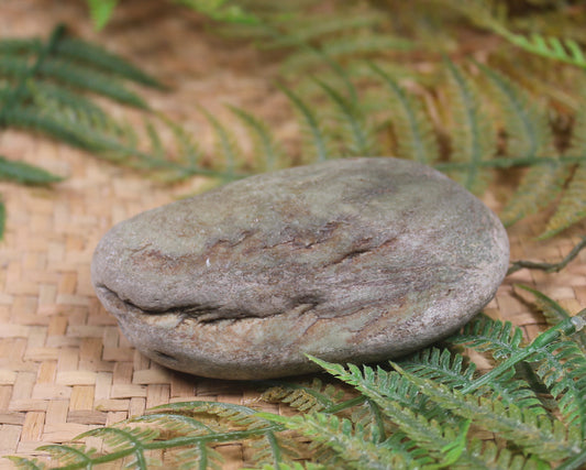 Freeform Pounamu Sculpture - Kokopu  Pounamu - NZ Greenstone