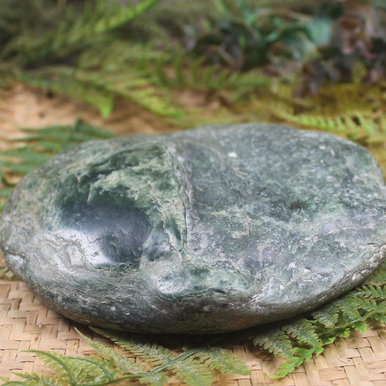 Freeform Kawakawa Pounamu Sculpture