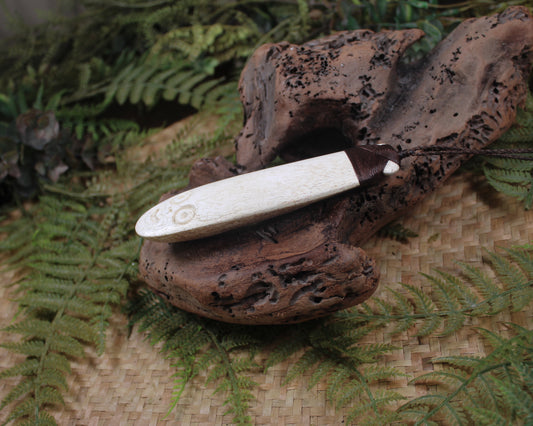 Roimata carved from Whale Bone