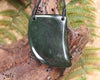 Taniwha Tooth or Niho carved from Kawakawa Pounamu - NZ Greenstone