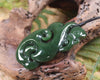 Manaia carved from Kawakawa Pounamu - NZ Greenstone