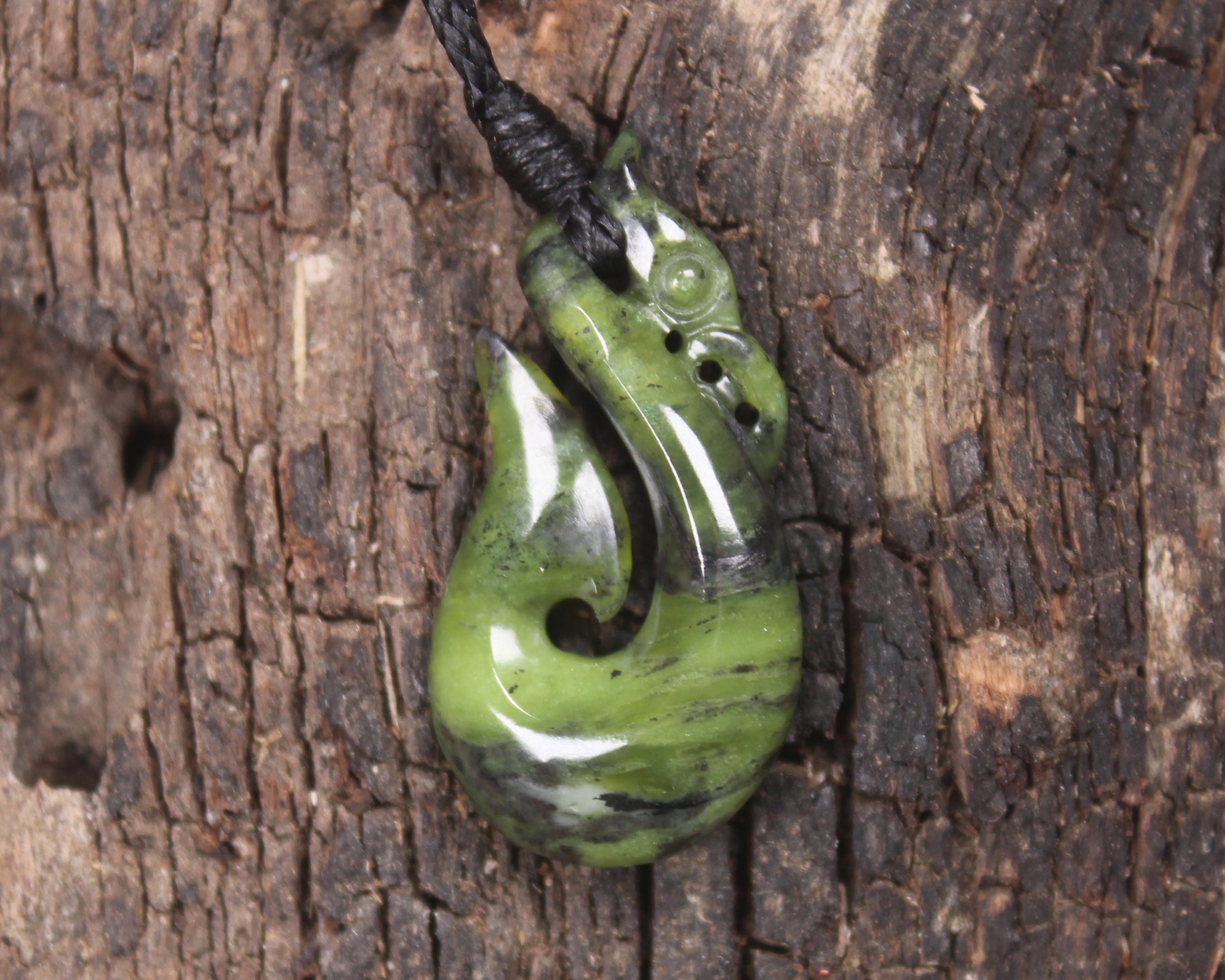 Douglas Creek Pounamu Manaia pendant - NZ Greenstone
