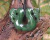 Pekapeka Pendant carved from Hapopo Pounamu - NZ Greenstone
