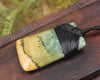 Toki or Adze Pendant carved from Flower Jade Pounamu - NZ Greenstone