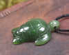 NZ Greenstone Small Turtle Pendant (BM695) Hapopo Pounamu