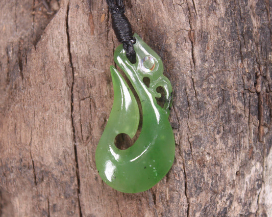 Manaia carved from Hapopo Pounamu - NZ Greenstone