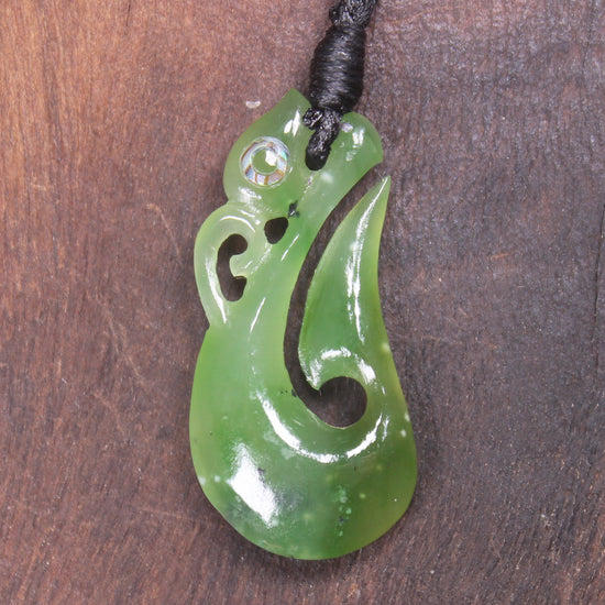 Manaia carved from Hapopo Pounamu - NZ Greenstone