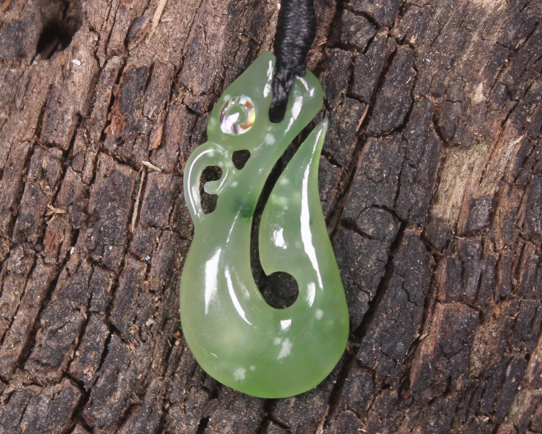 Manaia carved from Hapopo Pounamu - NZ Greenstone