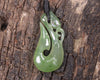 Manaia carved from Hapopo Pounamu - NZ Greenstone
