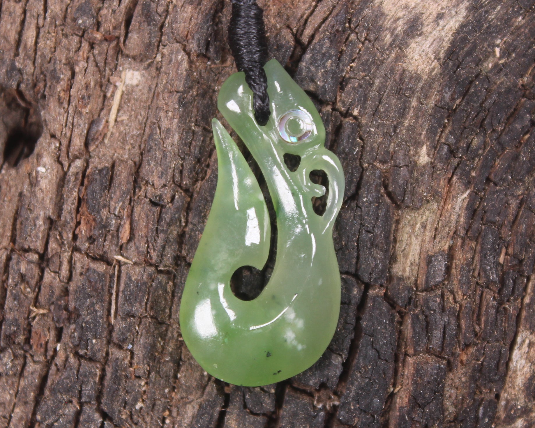 Manaia carved from Hapopo Pounamu - NZ Greenstone