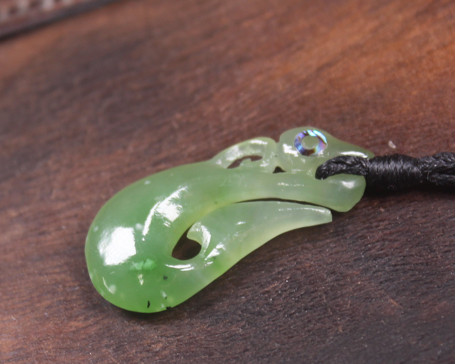 Manaia carved from Hapopo Pounamu - NZ Greenstone