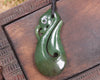 Manaia carved from Hapopo Pounamu - NZ Greenstone