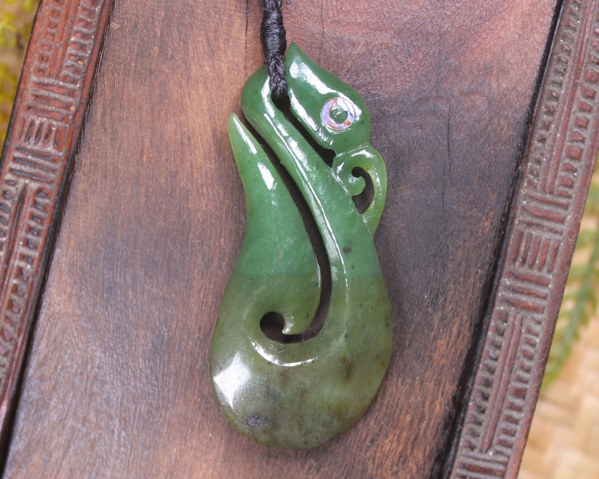 Manaia carved from Hapopo Pounamu - NZ Greenstone