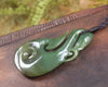 Manaia carved from Hapopo Pounamu - NZ Greenstone