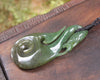 Manaia carved from Hapopo Pounamu - NZ Greenstone