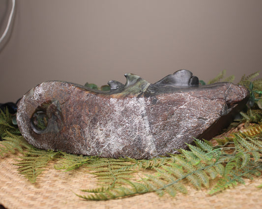 Whale sculpture - NZ Greenstone