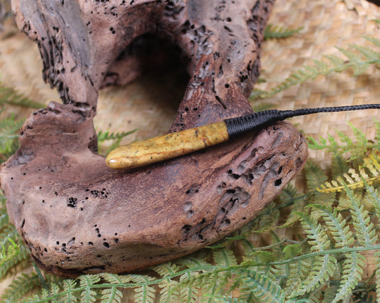Roimata Teardrop carved from Rimu Pounamu - NZ Greenstone