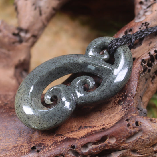 Hammerhead pendant carved from NZ Serpentine