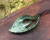 Twist or Pikorua carved from Rimu Pounamu - NZ Greenstone