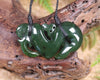 Manaia carved from Kawakawa Pounamu - NZ Greenstone