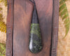 Roimata Teardrop carved from Douglas Creek Pounamu - NZ Greenstone