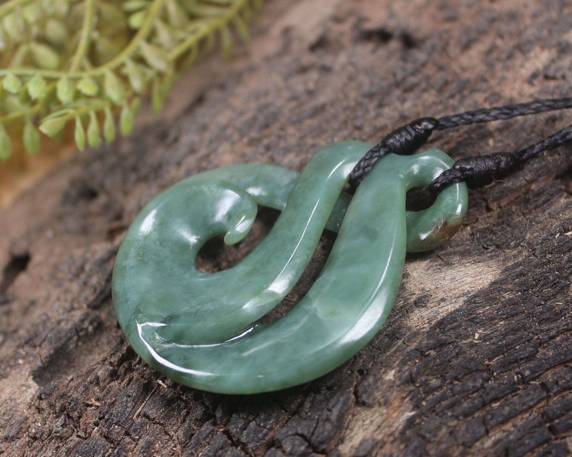 Inanga Pounamu Koru Twist - NZ Greenstone