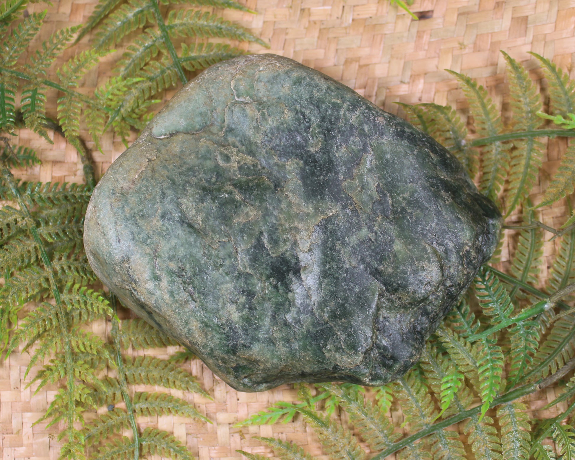 Freeform Kawakawa Pounamu Sculpture