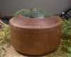 Wooden container with Douglas Creek Pounamu set into lid - NZ Greenstone