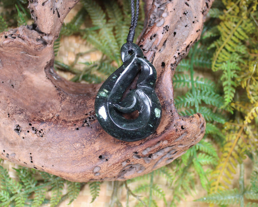 Whale Tail carved from NZ Serpentine
