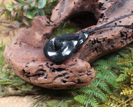 Whale Tail carved from NZ Serpentine