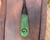 Roimata with Koru Pounamu Pendant - NZ Greenstone