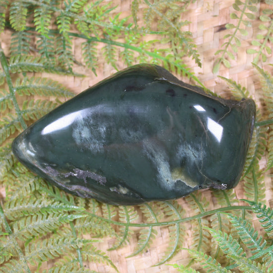 Freeform Rimu Pounamu Sculpture