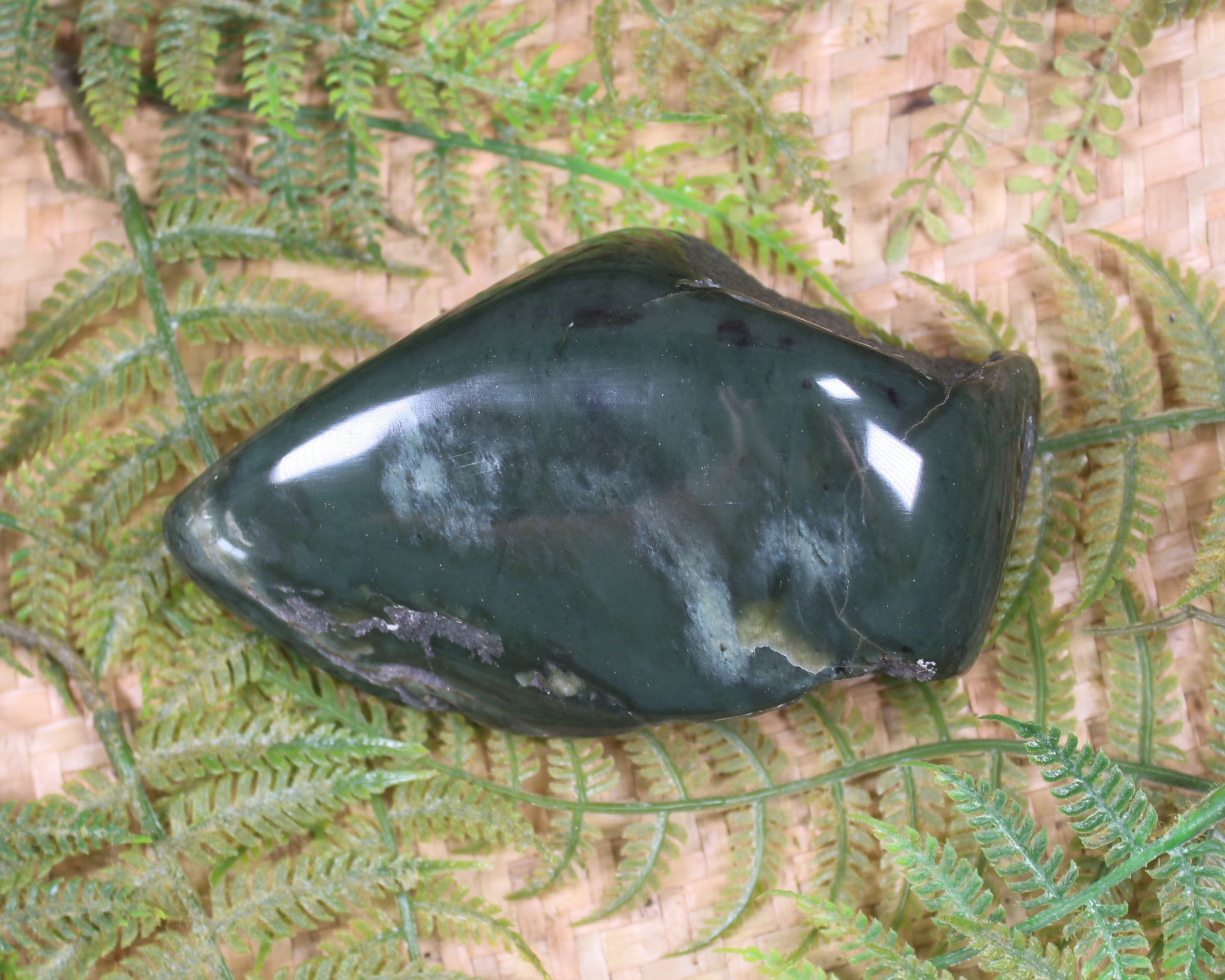 Freeform Rimu Pounamu Sculpture