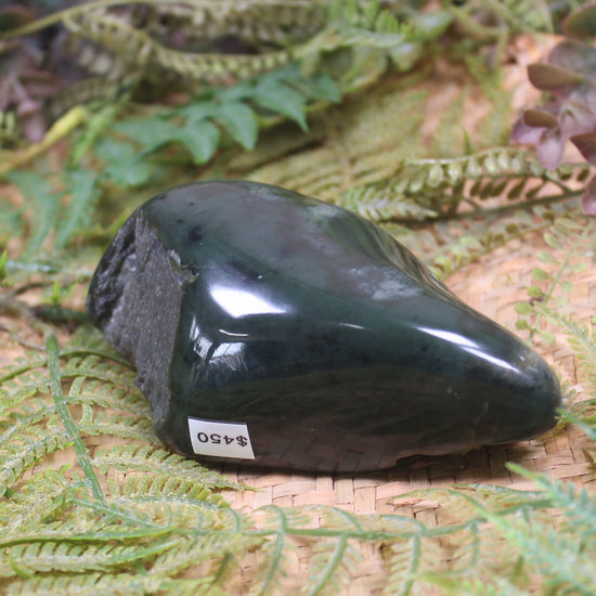 Freeform Rimu Pounamu Sculpture