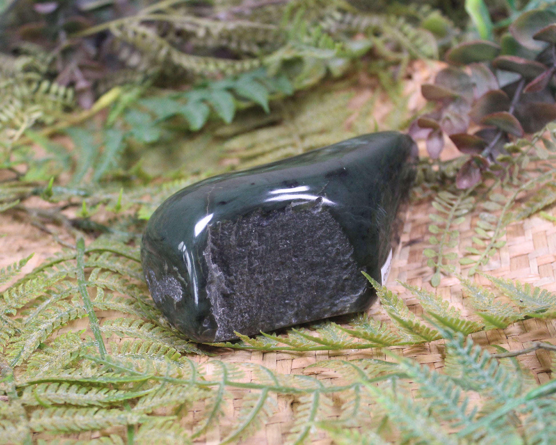 Freeform Rimu Pounamu Sculpture