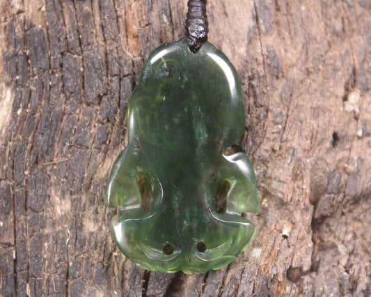 Tangiwai Pounamu Hei Tiki - NZ Greenstone