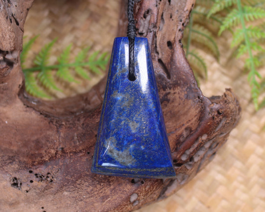 Toki or Adze carved from Lapis Lazuli