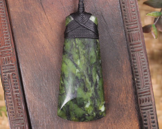 Toki or Adze carved from Douglas Creek - NZ Greenstone