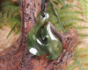 Hei Matau carved from Rimu Pounamu - NZ Greenstone
