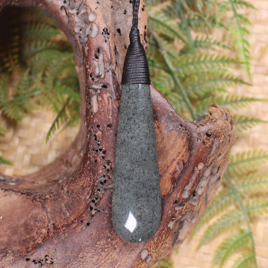 Roimata or Teardrop carved from NZ Serpentine