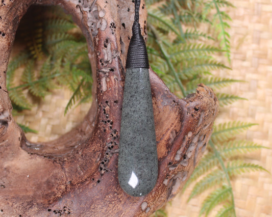 Roimata or Teardrop carved from NZ Serpentine