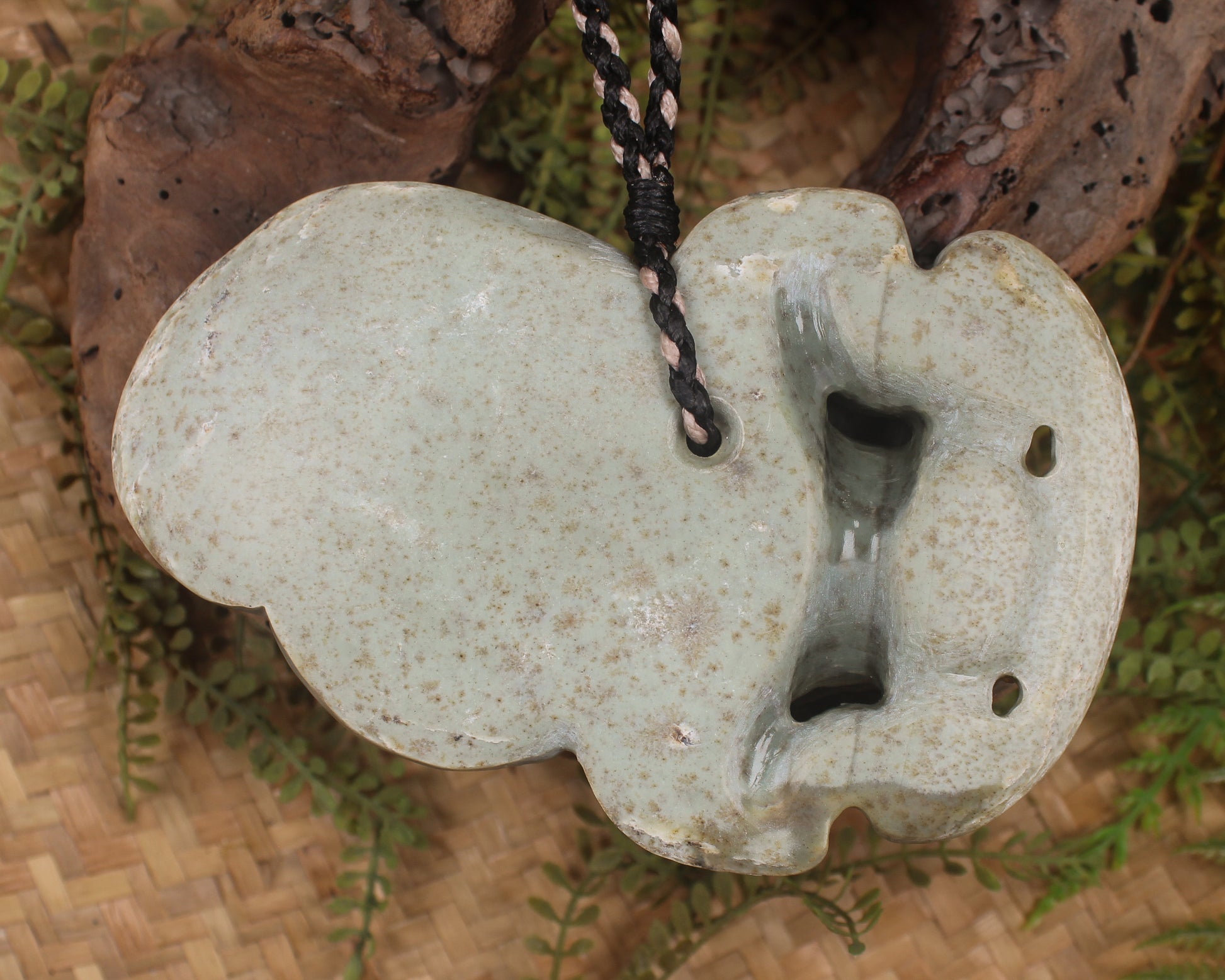 Kokopu Pounamu Hei Tiki - NZ Greenstone