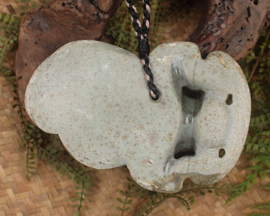 Kokopu Pounamu Hei Tiki - NZ Greenstone